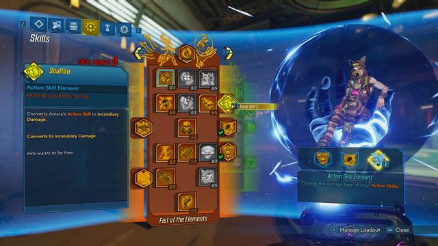 Amara Immortal Elemental Build! Borderlands 3 TVHM/Mayhem 3 смотреть онлайн