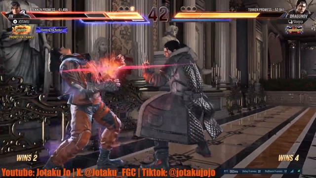 CLIMBING THE RANKS ON MY 2ND SESSION - TEKKEN 8 | 鉄拳8 Jin Online Matches