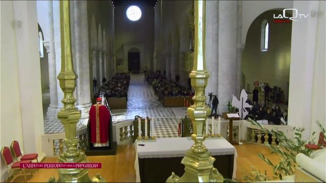 In Diretta su LaQtv - DOMENICA DELLE PALME - Santa Messa presieduta dal Cardinale Giuseppe Petrocch смотреть онлайн