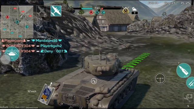 T26E5 Gameplay | War Thunder Mobile Gameplay | No Commentary #3 смотреть онлайн