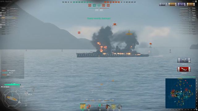 World of Warships - Myoko Class Cruiser смотреть онлайн
