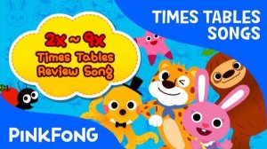 2x~9x Times Tables Review Song | Times Tables Songs | PINKFONG Songs for Children