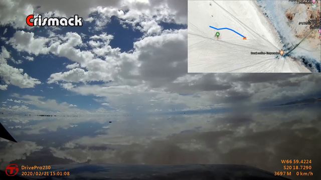 ウユニ塩湖　雨季ツアー　パート2/2　塩湖岸出入口～水の塩湖内　ドライブ　無音5倍速 смотреть онлайн