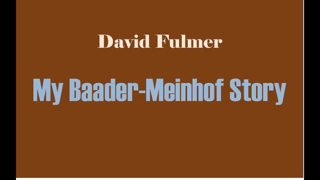 My Baader-Meinhof Story смотреть онлайн