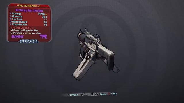 Borderlands: The Handsome Collection weapon guide bone shredder смотреть онлайн