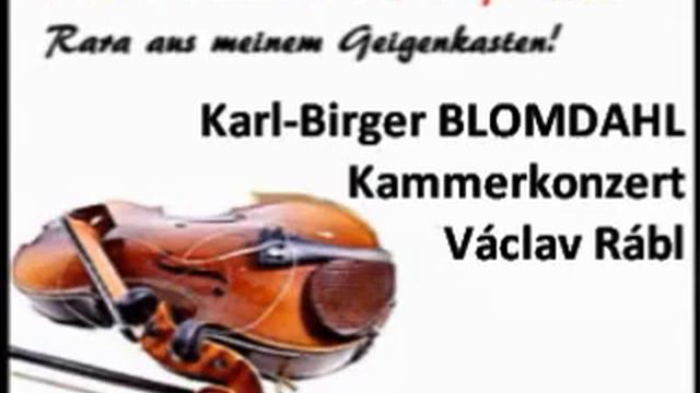 Karl-Birger Blomdahl Kammerkonzert смотреть онлайн