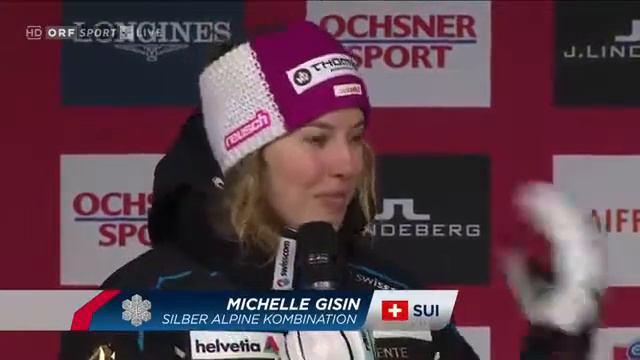 Press Conf Nce Michelle Gisin Silber In Alpine Combined смотреть онлайн