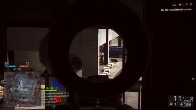 Battlefield 4 - M82A3 Killstreak - TDM (Lancang Dam) смотреть онлайн
