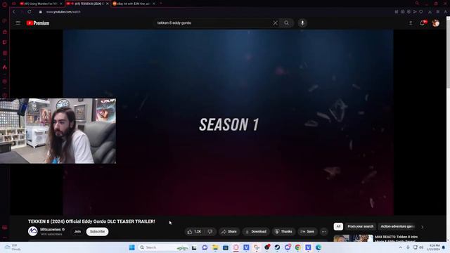 Tekken 8 Eddy Gordo DLC Trailer | Moistcr1tikal reacts смотреть онлайн