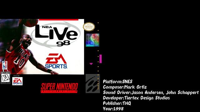 NBA Live 98 (SNES) Soundtrack смотреть онлайн