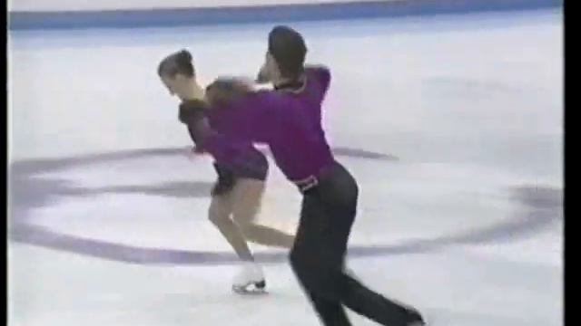 Radka Kovarikova-Rene Novotny SP 1994 Lillehammer Olympics