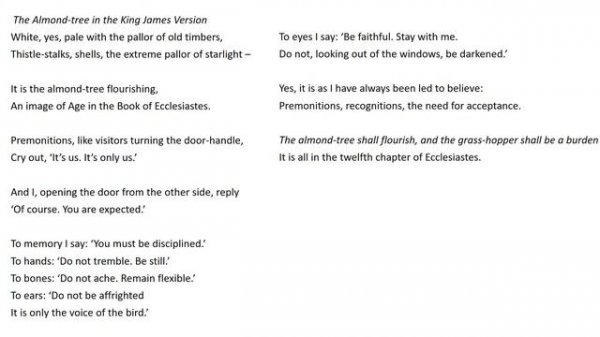 The Almond Tree in the King James Version - Rosemary Dobson