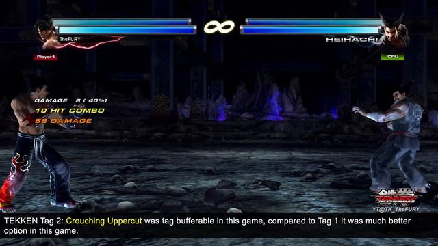 History of Jin's Crouching Uppercut Combo (Tekken 3 ~ 8) смотреть онлайн