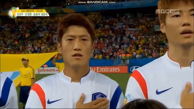 Anthem of Korea vs Russia (FIFA World Cup 2014) смотреть онлайн