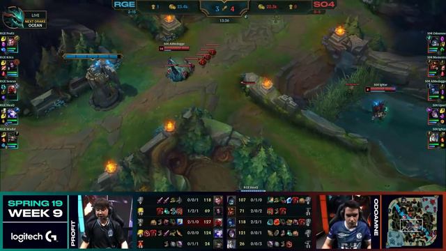 S04 vs. RGE | Week 9 LEC 2019 | Чемпионат Европы LCS EU | Shalke 04 Rogue смотреть онлайн