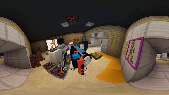 SUNDROP FNAF Impostor vs THOMAS and FRIENDS in 🚀 Among Us Minecraft 360° смотреть онлайн