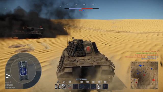 War Thunder 6 Panther D смотреть онлайн