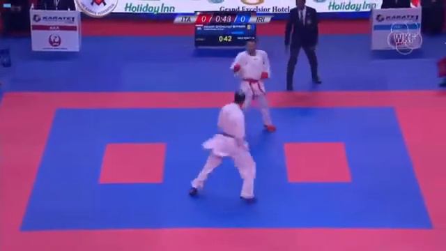 Bahman Asgari kumite (karate) смотреть онлайн