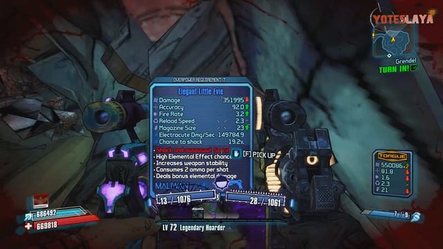 BORDERLANDS 2 | 100k Loot Hunt Day 10: Grendel and The Little Evie!!! смотреть онлайн