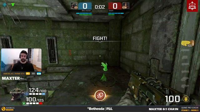 maxter vs cha1n - Quake Pro League - Stage 1 - Week 5 смотреть онлайн
