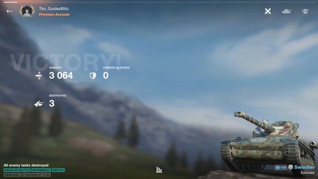 WoT Blitz Season 3: Swindler 4 battles in action смотреть онлайн