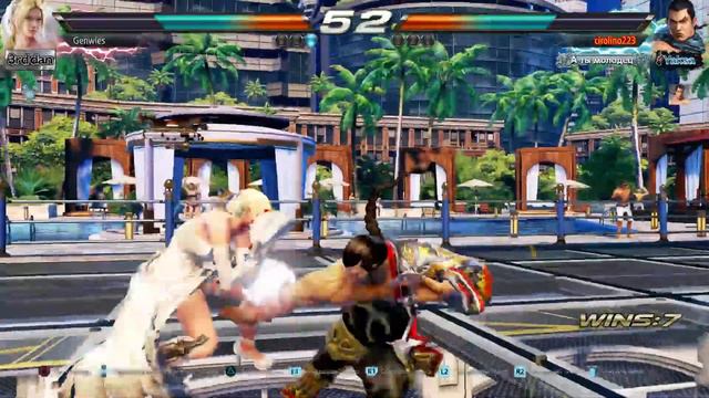 Tekken 7 - Nina vs Fang (cirolino232) смотреть онлайн