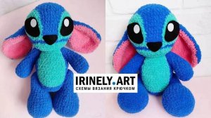 Схема Плюшевый Стич крючком.Автор: @my__toys__story