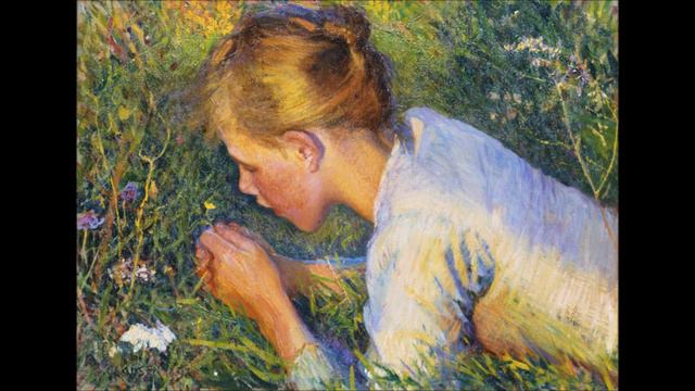 Vaughan Williams : The Sprig Of Thyme And The Lark In The Morning. Sir George Clausen : Paintings.