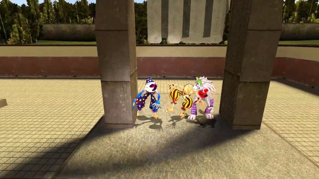 NEW SHATTERED GLAMROCK SUN AND MOON DROP ANIMATRONIC In Garry's Mod! Five Nights at Freddy's Securi смотреть онлайн