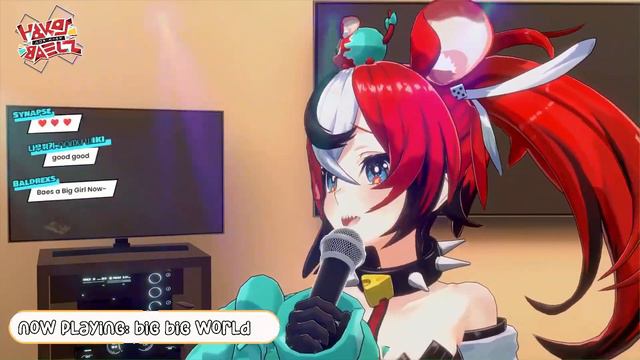 Hakos Baelz sings Big Big World by Emilia смотреть онлайн