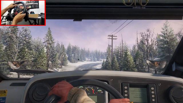 SnowRunner - Caterpillar 770g Heavy Fuel Tanker - Driving Snow Offroad + Logitech G29 смотреть онлайн