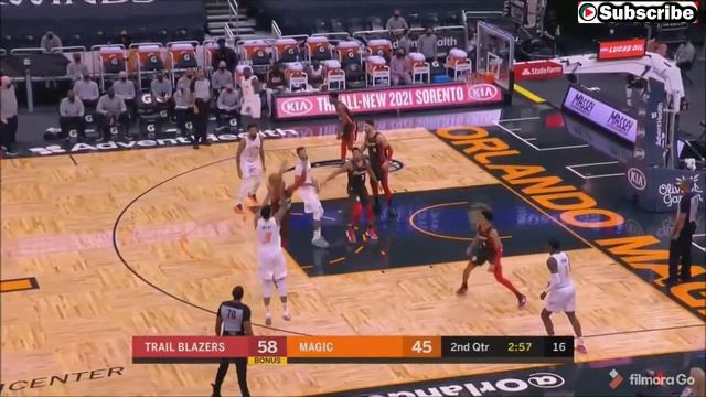 Chuma Okeke 22 pts 4 threes 4 asts vs Blazers 20/21 season смотреть онлайн