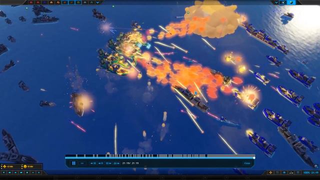 Large Naval Battles - Battleship Mod - Planetary Annihilation Titans смотреть онлайн