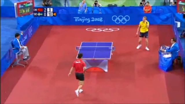 2008 Olympics| Jorgen Persson vs Wang Hao смотреть онлайн