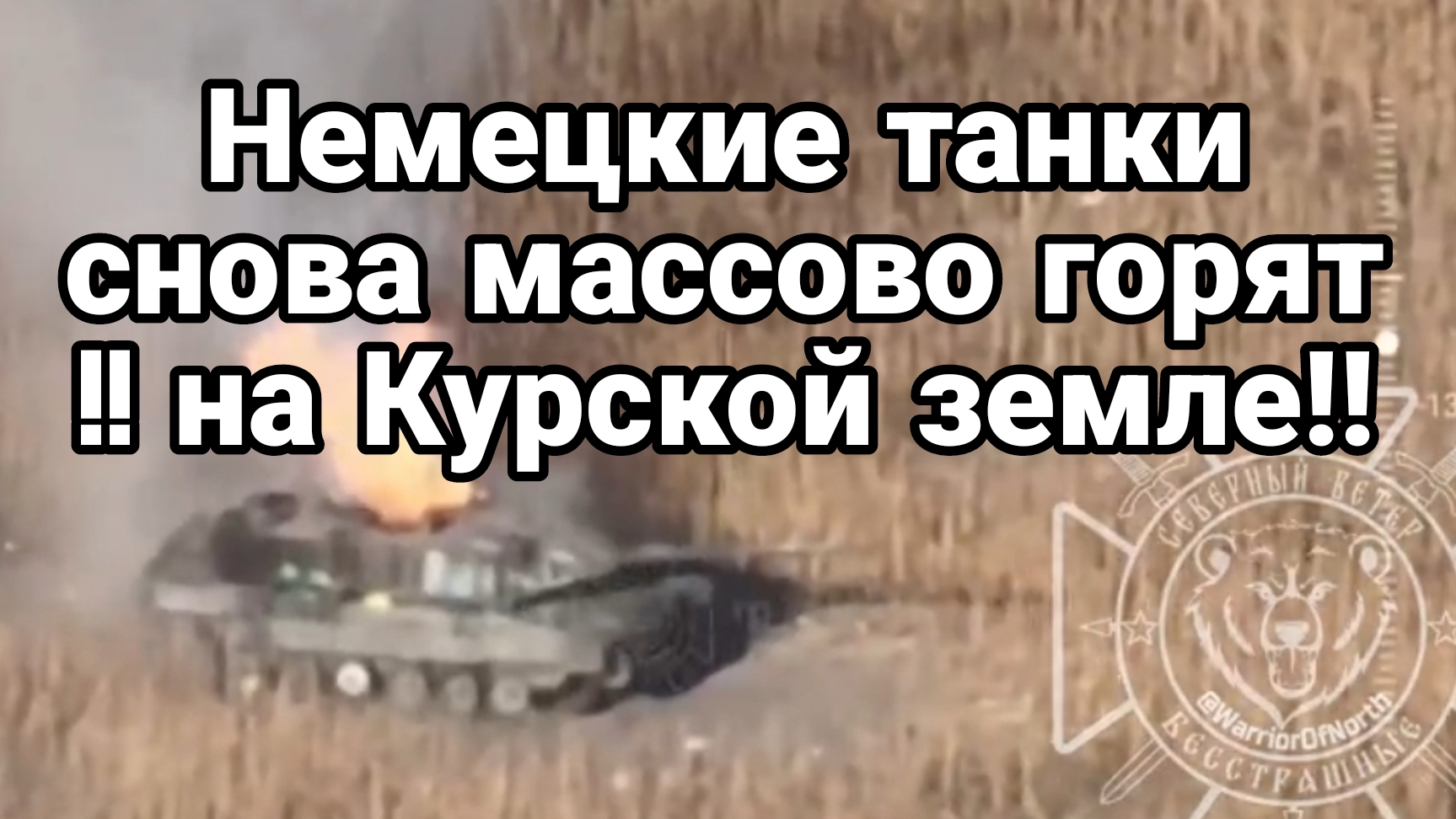 Немецкие танки СНОВА ГОРЯТ НА КУРСКОЙ ЗЕМЛЕ!!
