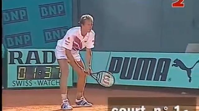 Highlights - Marcelo Filippini vs Stefan Edberg - Roland Garros 1993 Parte 1 смотреть онлайн