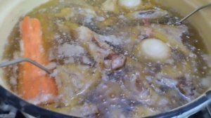 Бульон для приготовления каши в автоклаве.