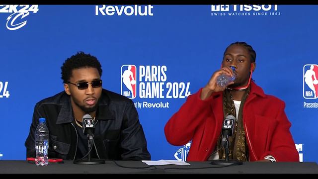 Donovan Mitchell & Caris LeVert | Cavs vs Nets Post Game | 1.11.2024 смотреть онлайн