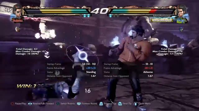 Tekken 7 Hwoarang vs Hwoarang (Frame Data) смотреть онлайн