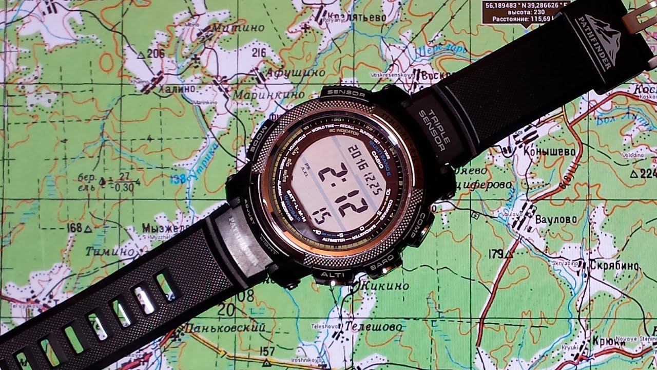 Обзор часы Casio Pathfinder (ProTrek) PAW-2000 - часы для походов и не только