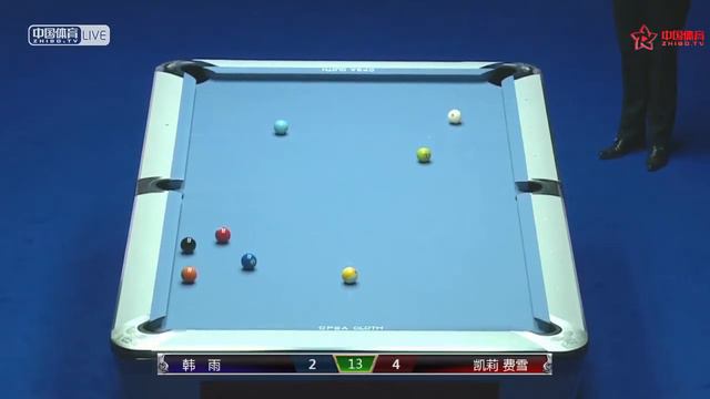 Han Yu (韩雨) vs Kelly Fisher-Last 16【2018 CBSA Miyun 9 Ball International Championship】 смотреть онлайн