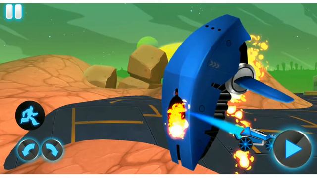 Automatrons: Shoot and Drive, Tiny Lab Racing Games, Robot Fighting - Car games for kids смотреть онлайн