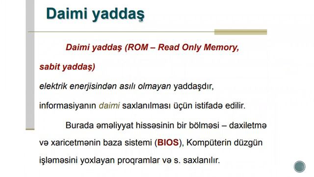 Kompüterin texniki təminatı (Hardware) - I hissə смотреть онлайн