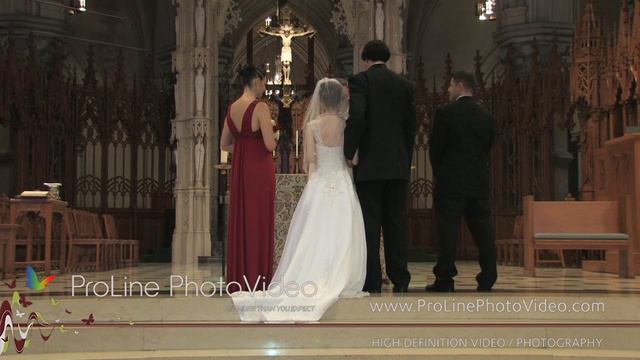 Wedding Ceremony at Basilica of the Sacred Heart Church, Newark NJ (Kelly and John) смотреть онлайн