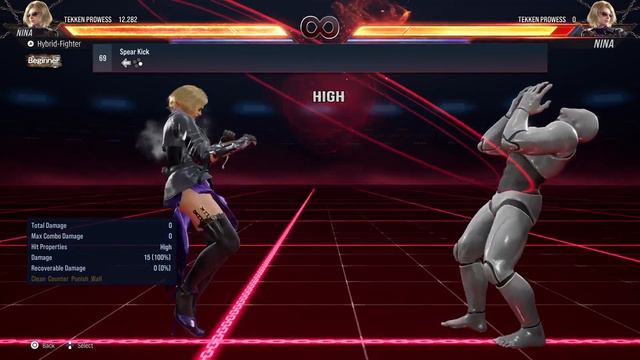 TEKKEN 8 - Closed Network Test Nina All Techniques Move List смотреть онлайн