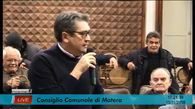 Consiglio Comunale di Matera 15 novembre 2016 смотреть онлайн