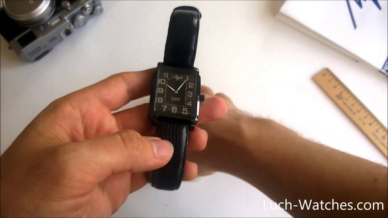 Обзор мужских часов Луч 737299078 смотреть онлайн