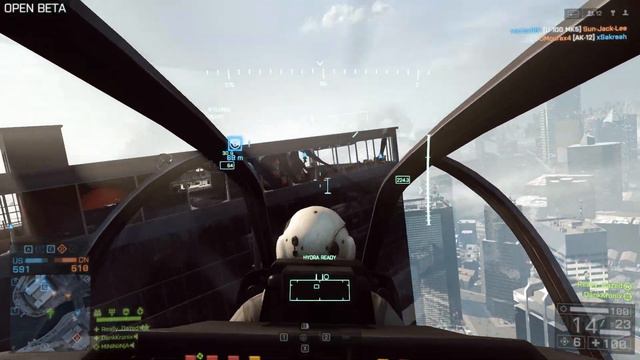 Battlefield 4 Beta Attack Heli 42 Kill Streak - PC - Ultra Settings смотреть онлайн