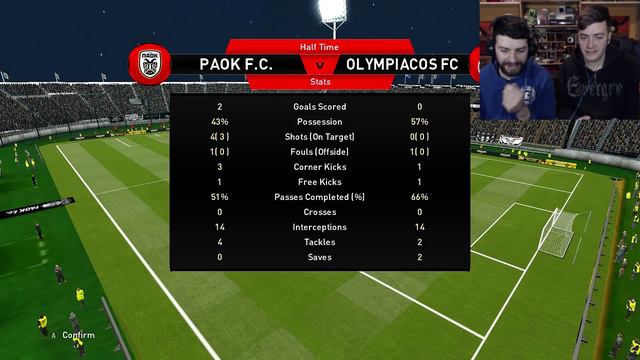 ΠΑΟΚ - Ολυμπιακός | PES 2016 ProGamerZ GREEK Ultimate Patch смотреть онлайн