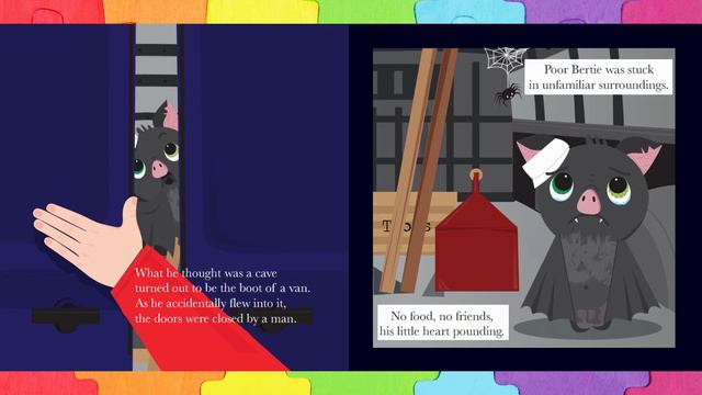 🦇Bertie the Very Blind Bat┃A Read Aloud for Kids@dixysstorytimeworld смотреть онлайн